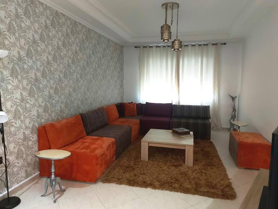 Spacieux 4 Ch, Family Only, 2 Min De La Plage Tanger Luaran gambar