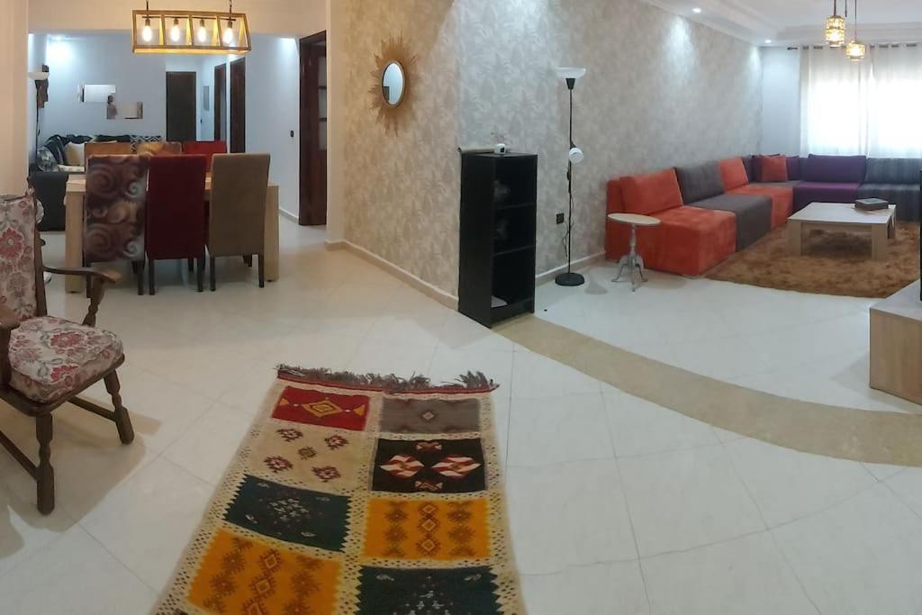 Spacieux 4 Ch, Family Only, 2 Min De La Plage Tanger Luaran gambar